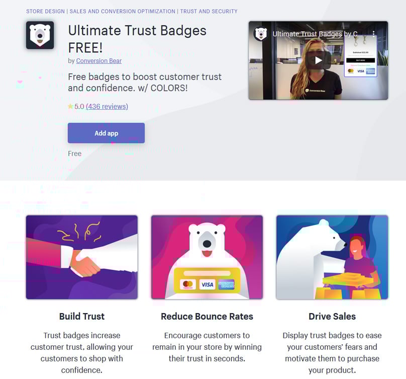 Ultimate Trust Badges FREE!by Conversion Bear