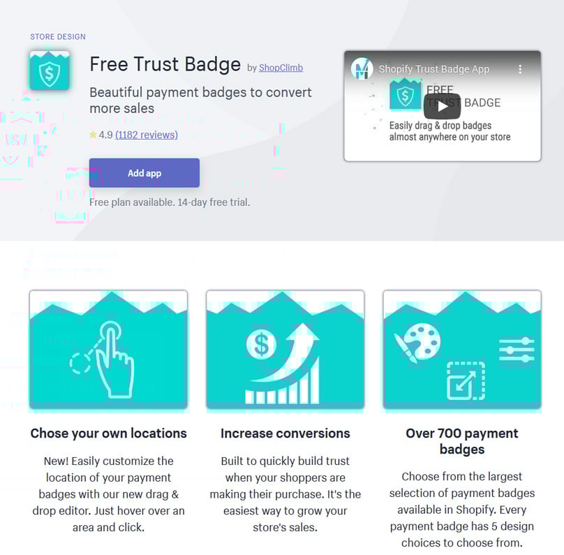 Free Trust Badgeby ShopClimb