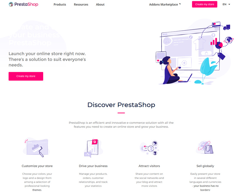 Prestashop Homepage