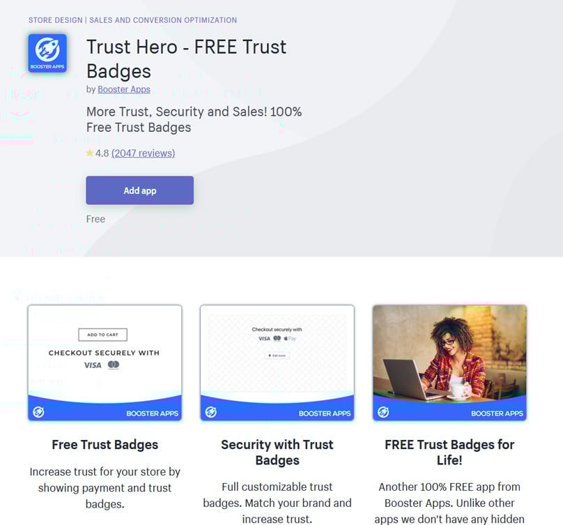 Trust Hero ‑ FREE Trust Badges