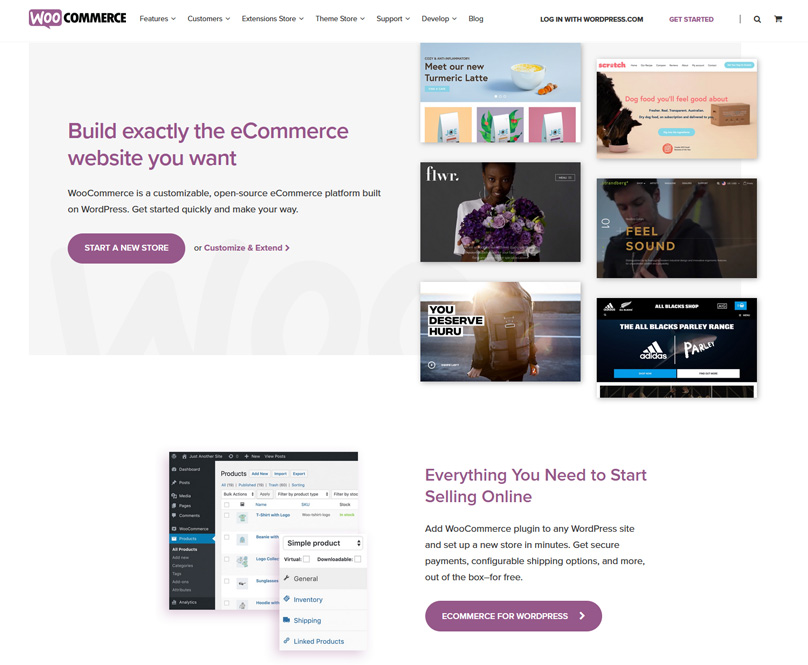 WooCommerce Homepage