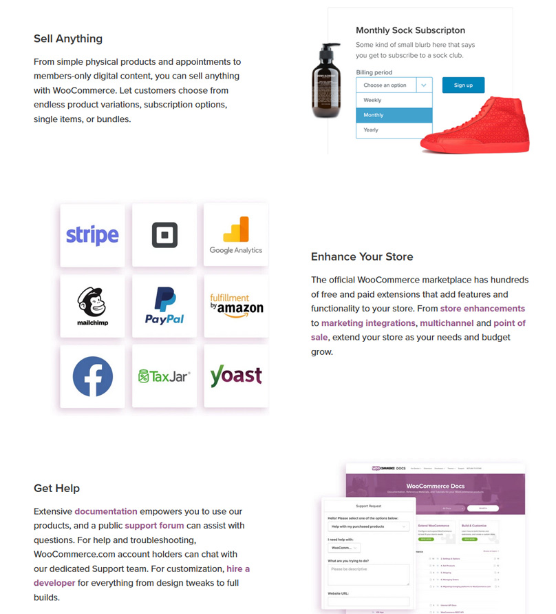 Woocommerce wins out on functionality