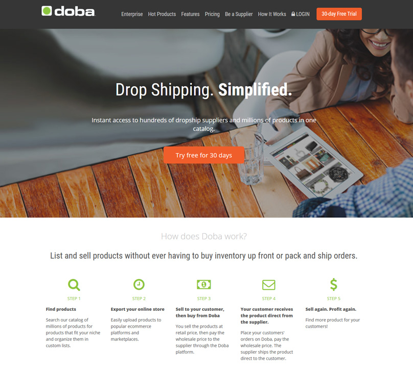 Doba Homepage
