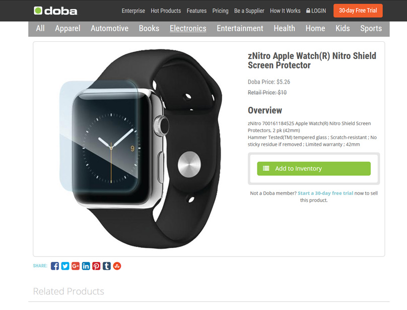 Easily search millions of products
