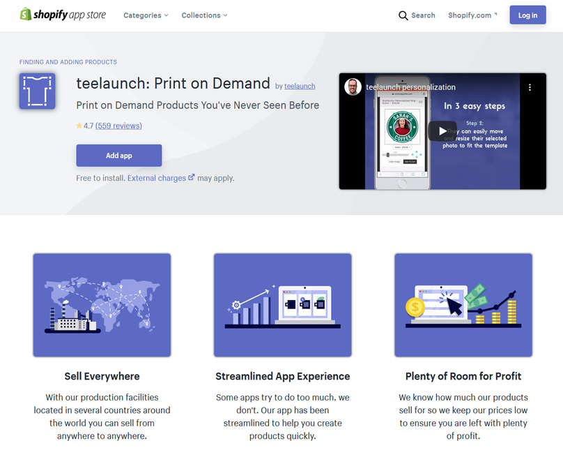 teelaunch: Print on Demand