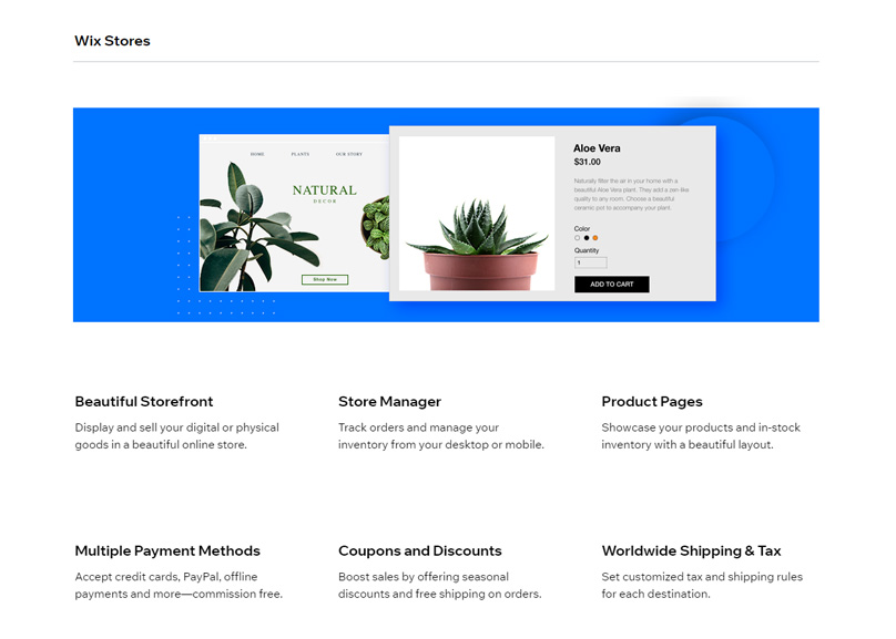 Wix Stores