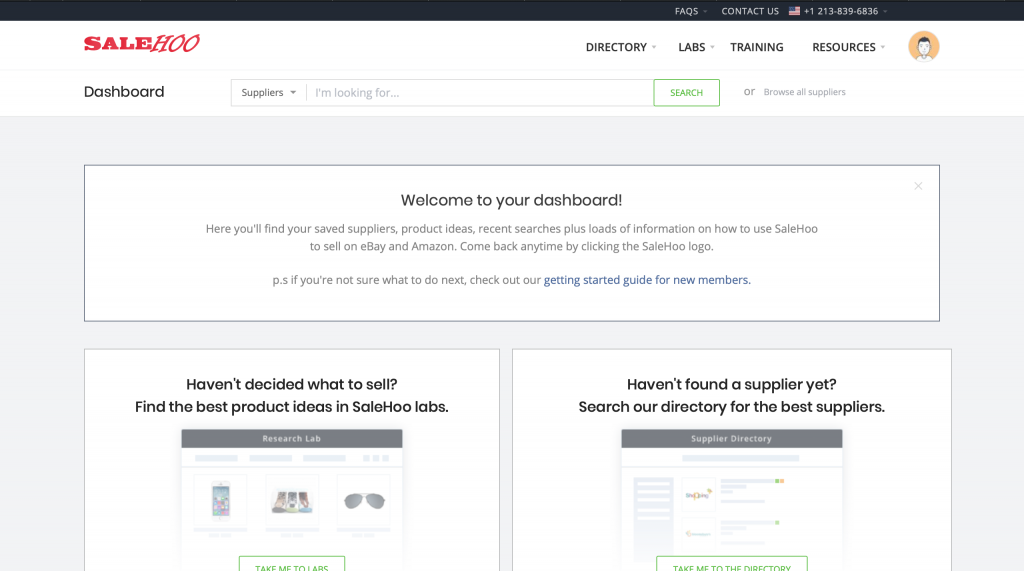 SaleHoo Dashboard