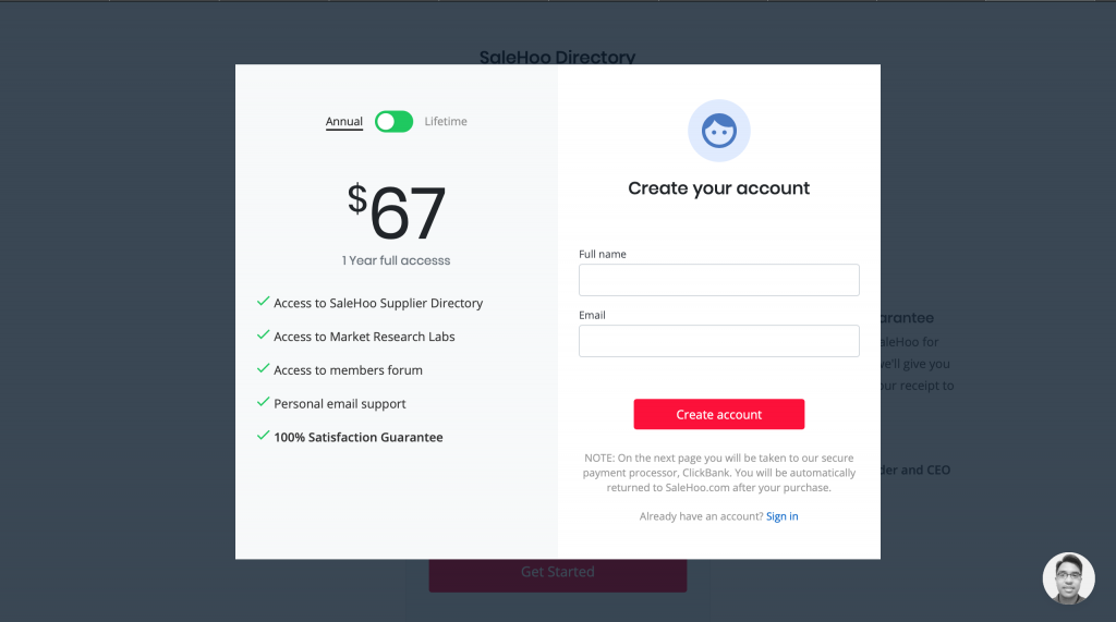 SaleHoo Pricing
