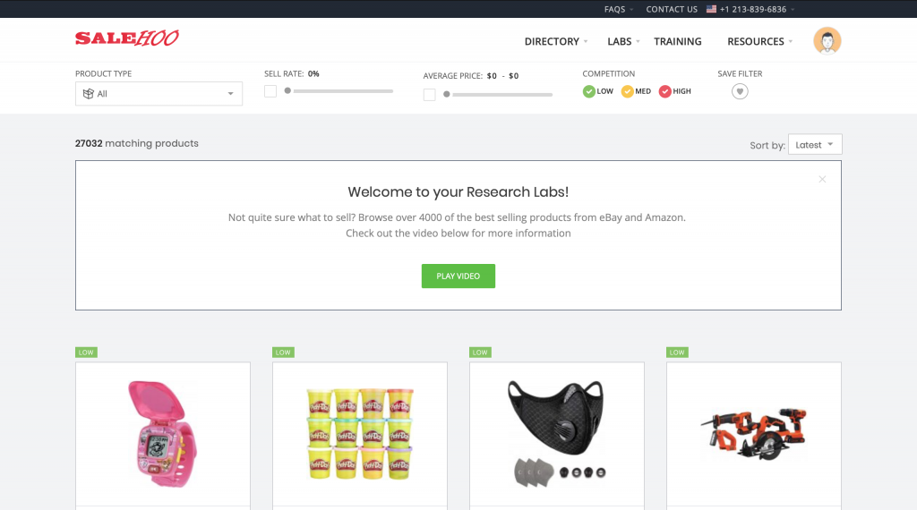 SaleHoo Market Research Lab