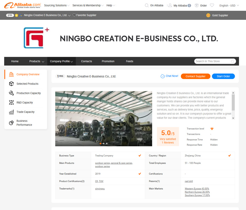 Look for a detailed company information page