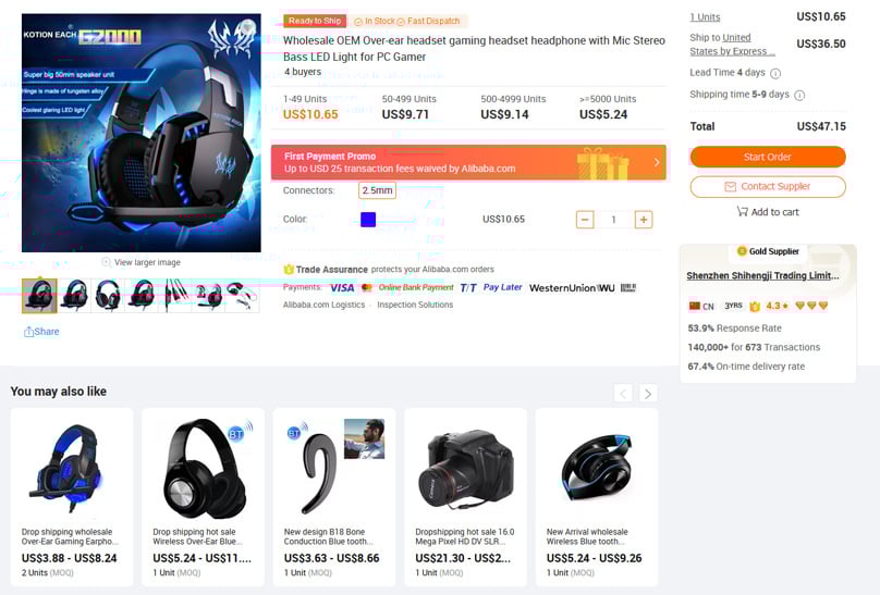 Example product which you could apply your branding to