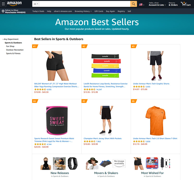 Amazon Best Sellers 