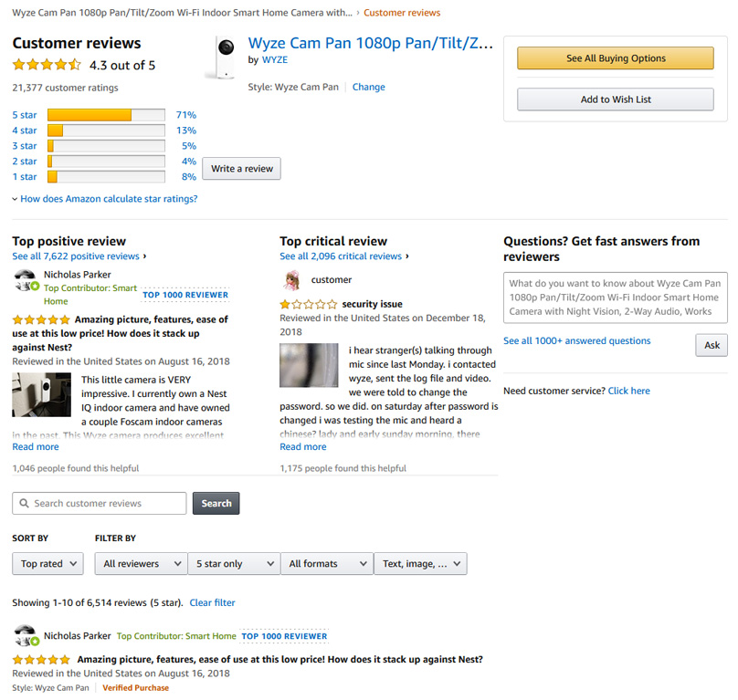 Amazon Reviews