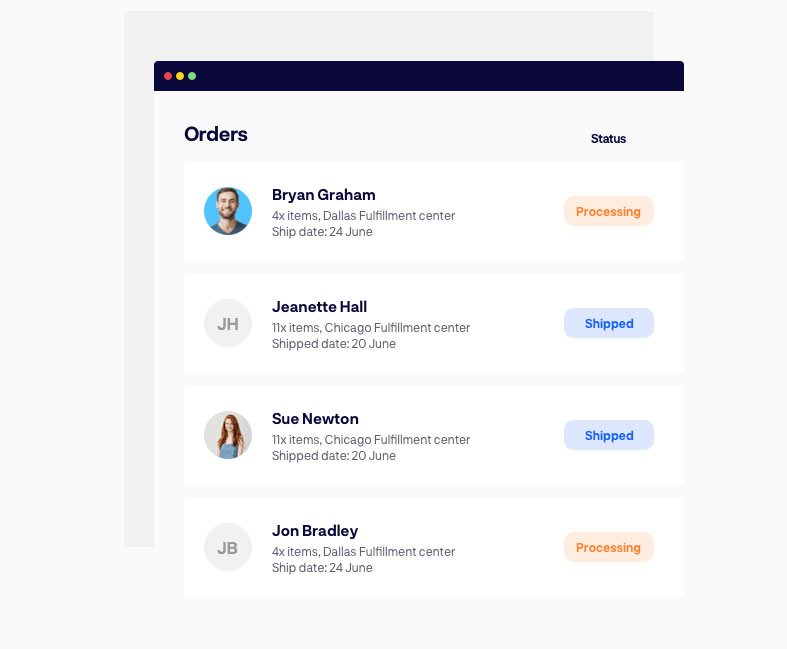 Order management