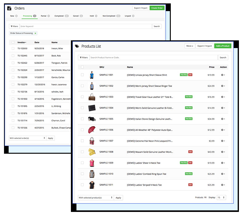 3DCart has a comprehensible dashboard