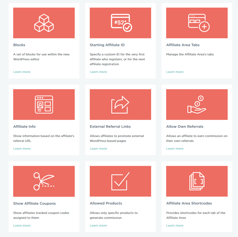 Some of the Official free add-ons