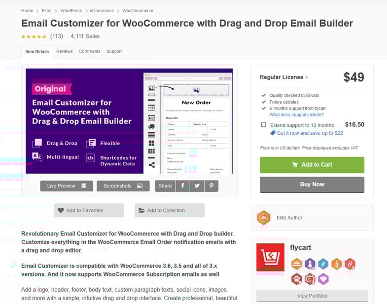 Email Customizer for WooCommerce with Drag and Drop Email Builder 