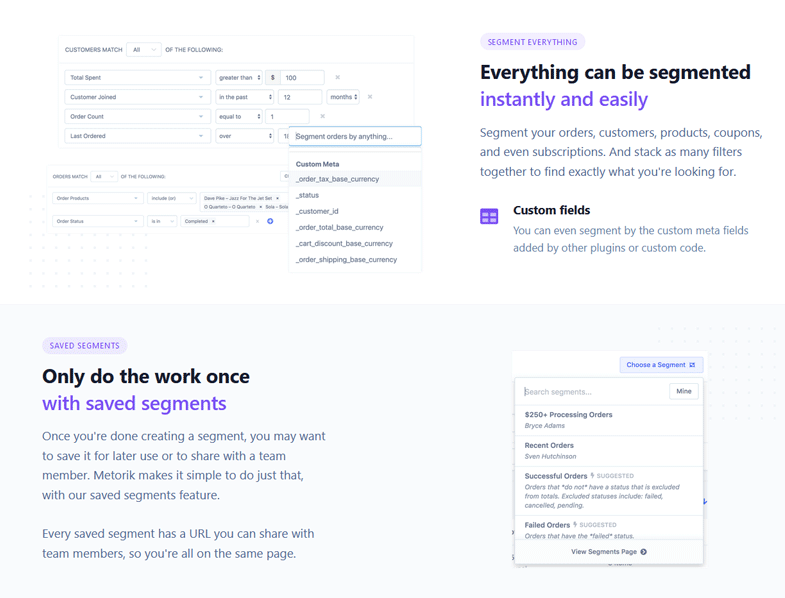 Segment your data