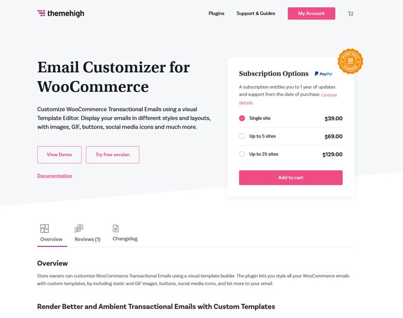 Email Customizer for WooCommerce