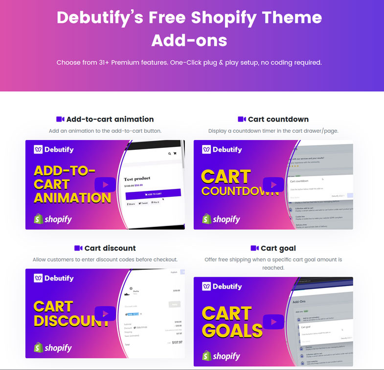31+ Premium add-on features